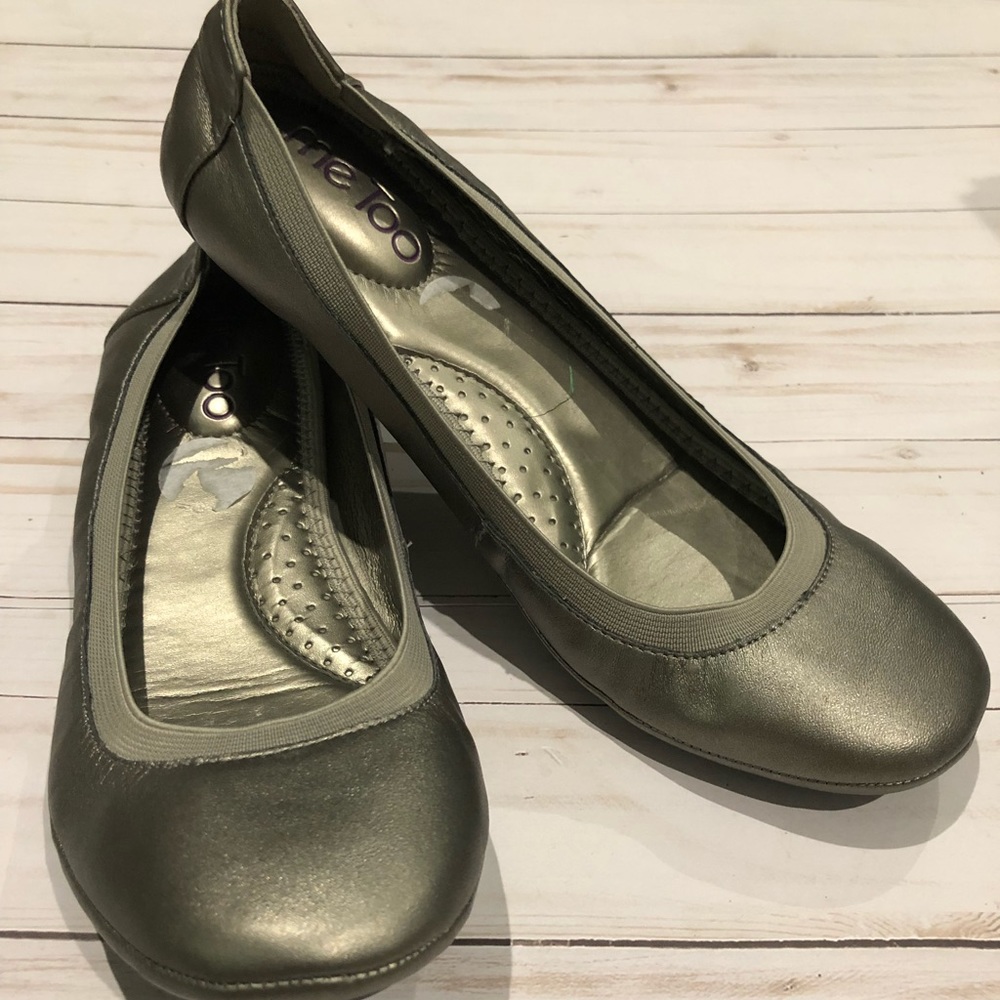 Me Too Pewter Flats